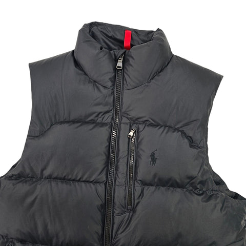 Polo Ralph Lauren Gorham Down Puffer Gilet Jacket Black Men's Small