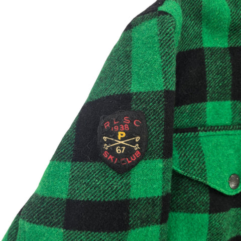 Polo Ralph Lauren Ski Club Wool Buffalo Plaid Parka Jacket Men's Medium