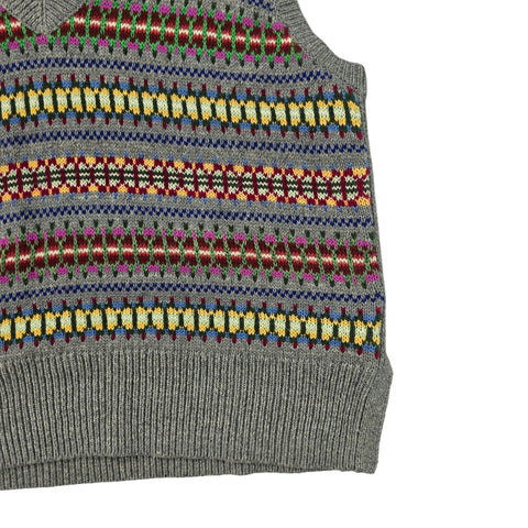 Polo Ralph Lauren Fair Isle Pattern Knitted Vest Women's Medium