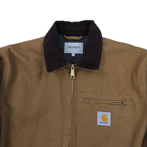 Carhartt WIP Detroit Blanket Lined Jacket Brown Men's Large