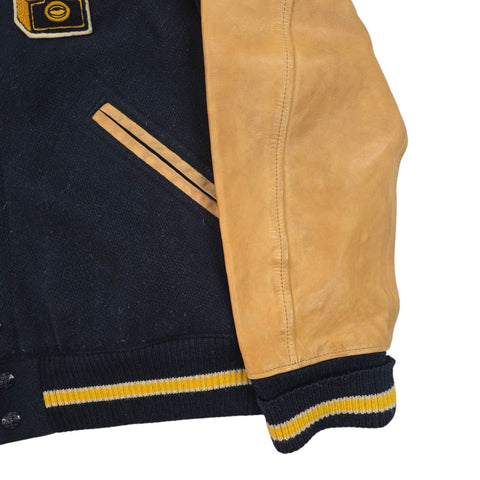 Polo Ralph Lauren Leather Letterman Varsity College Jacket Men's XL