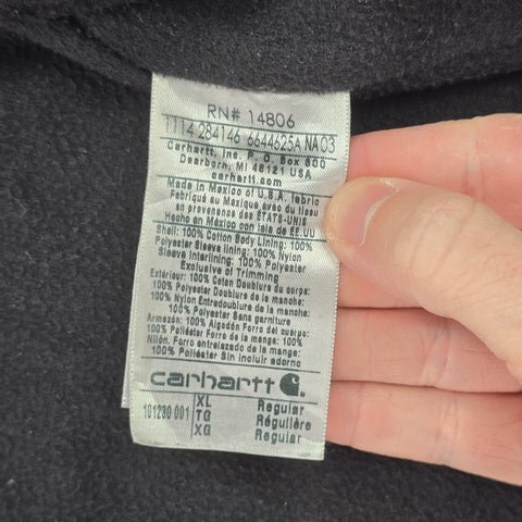 Carhartt Berwick Y2K Workwear Fleece Lined Jacket Grey Men's XL