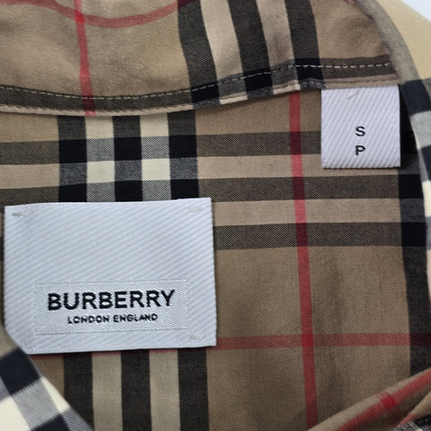 Burberry Simpson Nova Check Long Sleeve Shirt Men's Small