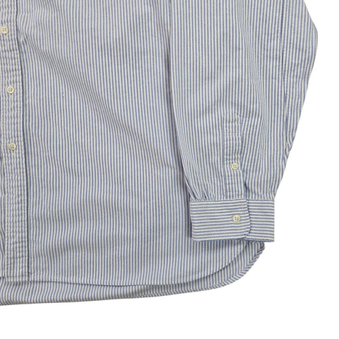 RRL Ralph Lauren Pinstripe Long Sleeve Shirt Men's XXL