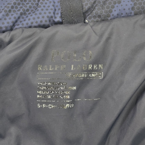 Polo Ralph Lauren Gorham Down Puffer Camo Gilet Jacket Blue Men's Small