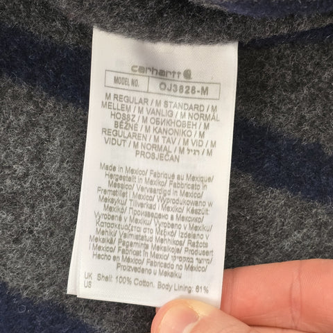 Carhartt Detroit Workwear Blanket Lined Jacket Brown Men's Medium