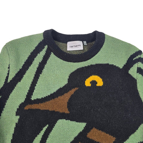 Carhartt WIP Duck Pond Graphic Knitted Jumper Men's Medium
