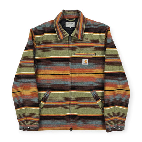 Carhartt WIP Tuscon Striped Quilt Lined Jacket Men's XL