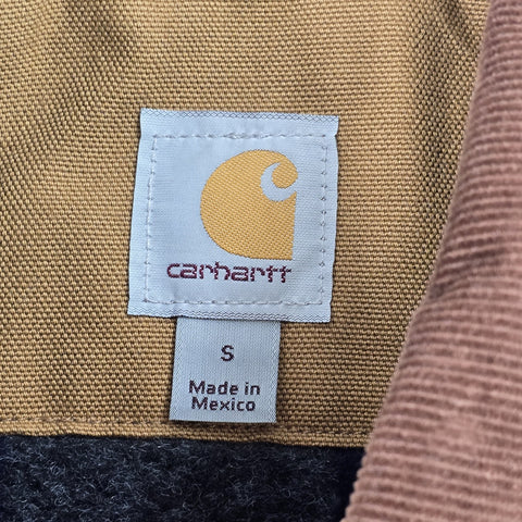 Carhartt Detroit Y2K Workwear Blanket Lined Jacket Brown Men's Small