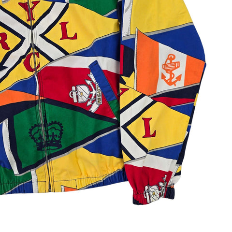 Polo Ralph Lauren Bayport Sailing Flags Graphic Harrington Jacket Men's Small