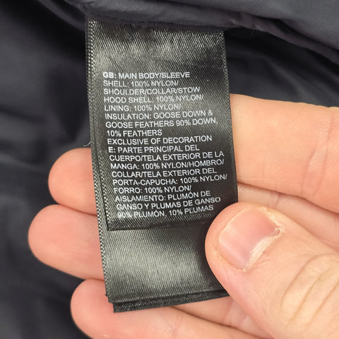 The North Face Pinnacle Project Manchester 700 Nuptse Jacket Black Men's Small