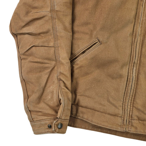 Carhartt Detroit Workwear Blanket Lined Jacket Brown Men's Large