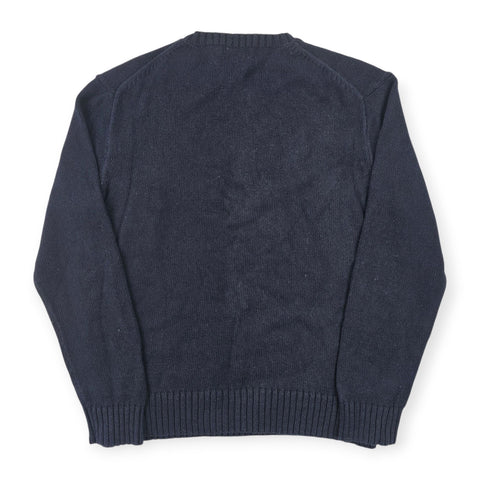 Polo Ralph Lauren Bear Knitted Jumper Blue Men's Large