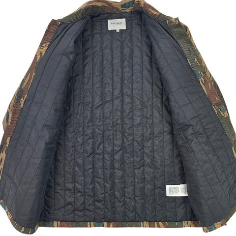 Carhartt WIP Whitsome Shirt Corduroy Camouflage Jacket Men's Medium