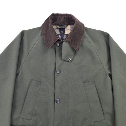 Barbour SL Bedale Waxed Jacket Green Men's Size 36