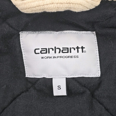 Carhartt WIP Michigan Quilt Lined Corduroy Chore Jacket Brown Men's Small