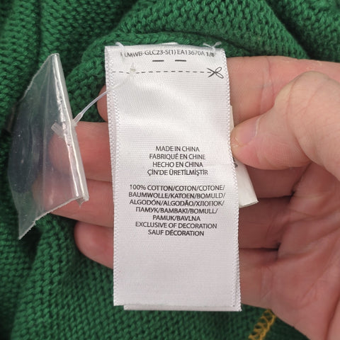 Polo Ralph Lauren Letterman Varsity P-Wing Knitted Cardigan Green Men's Small