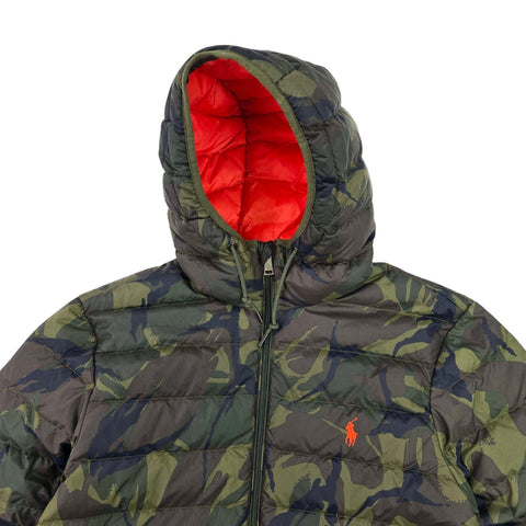 Polo Ralph Lauren Down Puffer Camouflage Jacket Men's Small