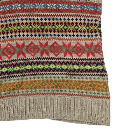 Polo Ralph Lauren Fair Isle Knitted Vest Jumper Men's Medium
