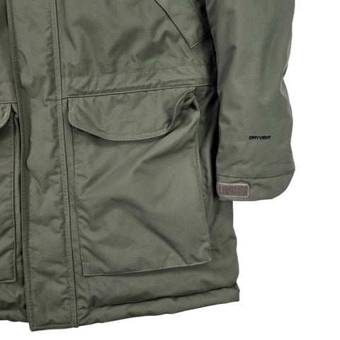The North Face New Peak 550 Dryvent Down Puffer Jacket Green Men's Small
