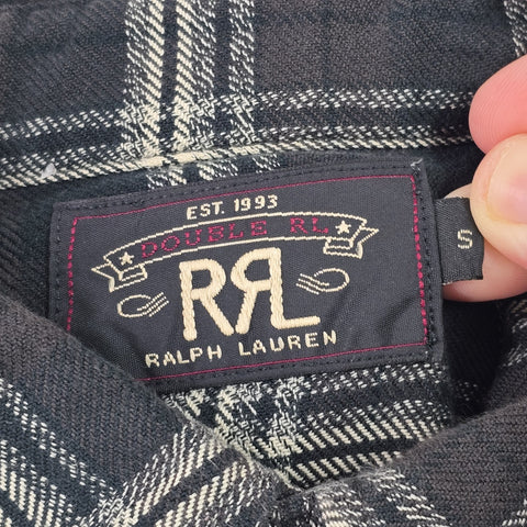 RRL Ralph Lauren Thick Flannel Checkered Shirt Men's Small