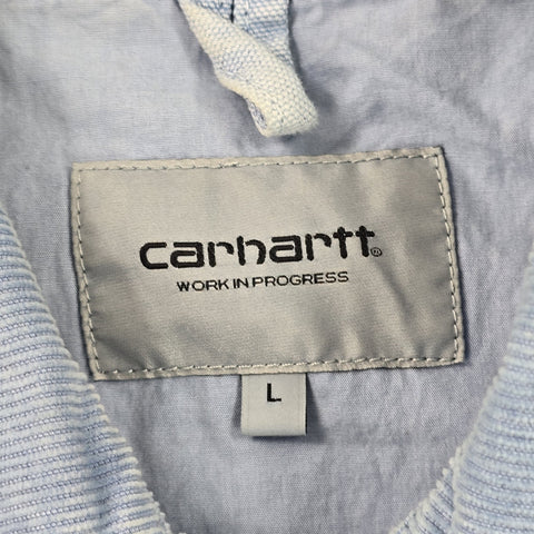 Carhartt WIP Detroit Dyed Bomber Jacket Blue Men's Large