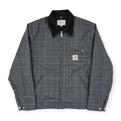 Carhartt WIP Detroit Checkered Jacket Grey Men's Large