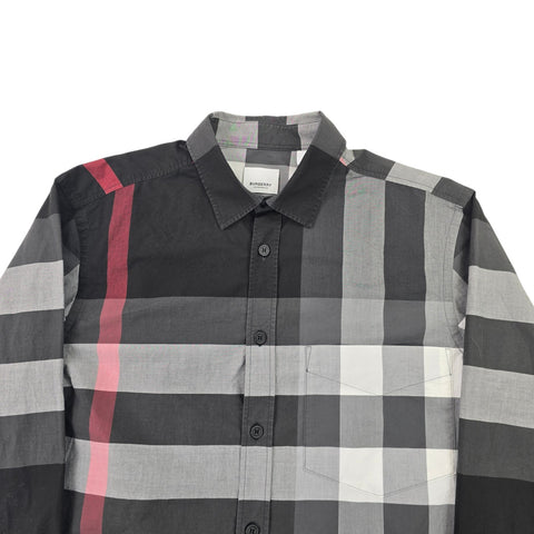 Burberry Somerton Nova Check Long Sleeve Shirt Men's Medium