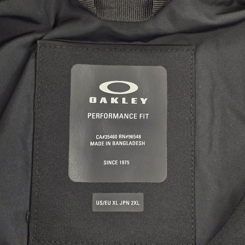 Oakley TNP TBT Spellout Insulated Anorak Jacket Black Men's XL