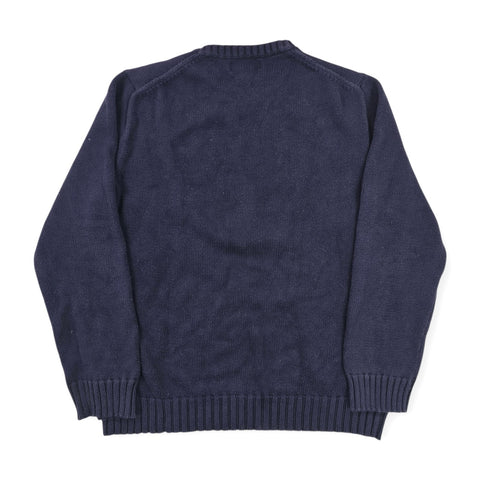 Polo Ralph Lauren USA Flag Knitted Jumper Blue Men's Large