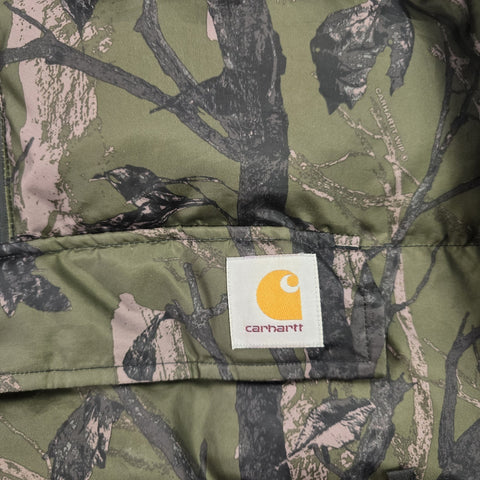 Carhartt WIP Jones 1/2 Zip Camouflage Puffer Jacket Men's Medium