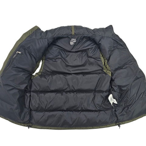 Polo Ralph Lauren Gorham Down Puffer Gilet Jacket Green Men's Medium