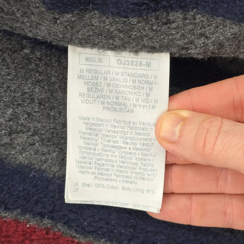 Carhartt Detroit Workwear Blanket Lined Jacket Black Men's Medium