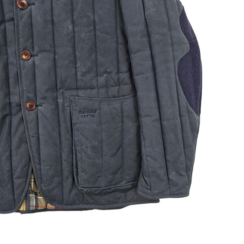 Barbour Dept B Bond 007 Dragh Wax Waterproof Hooded Jacket Grey Men's Large