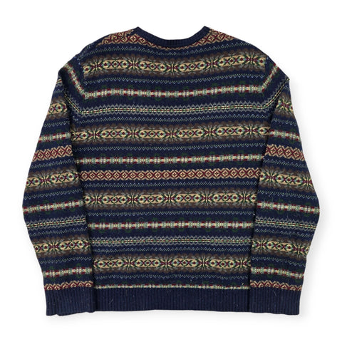 Polo Ralph Lauren Fair Isle Pattern Knitted Jumper Men's XL