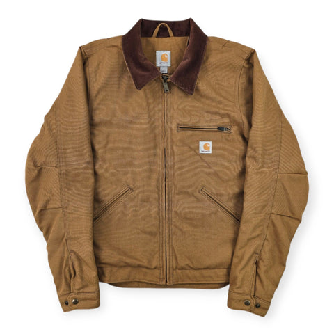 Carhartt Detroit Y2K Workwear Blanket Lined Jacket Brown Men's Small