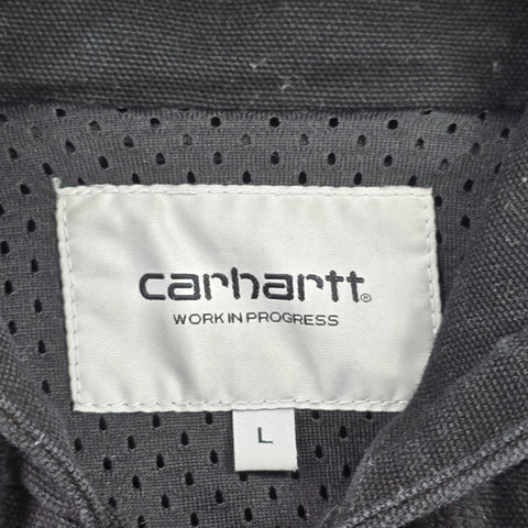 Carhartt WIP Active Mesh Lined Bomber Jacket Black Men's Large