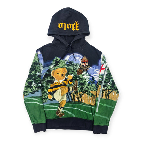 Polo Ralph Lauren Bear Rugby Kicker Hoodie Men's Large