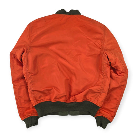 Polo Ralph Lauren Reversible Military Patch Flight Bomber Jacket Men's Small