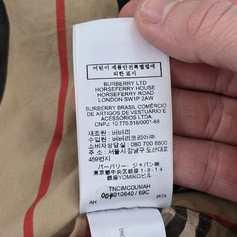 Burberry Patchwork Nova Check Long Sleeve Shirt Men's Large