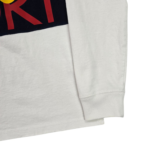 Polo Ralph Lauren Spellout Rugby Polo Shirt White Men's Medium