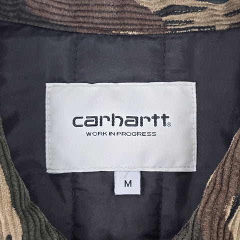 Carhartt WIP Whitsome Shirt Corduroy Camouflage Jacket Men's Medium