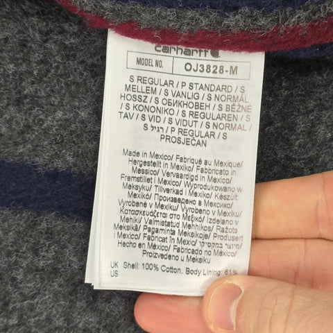 Carhartt Detroit Workwear Blanket Lined Jacket Black Men's Small