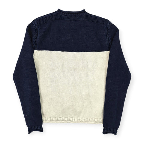 Polo Ralph Lauren USA Flag Colourblock Knitted Jumper Men's Small