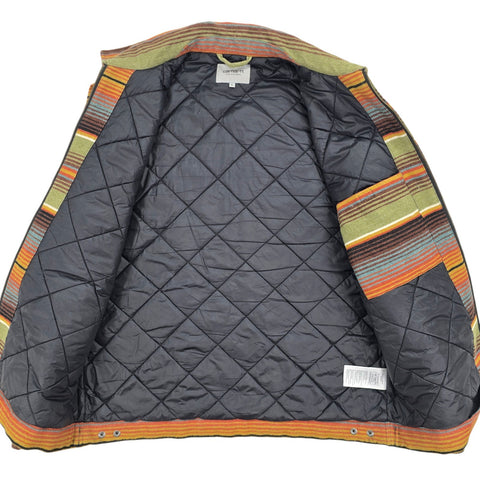 Carhartt WIP Tuscon Striped Quilt Lined Jacket Men's XL