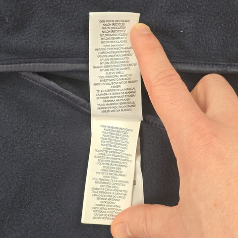 Polo Ralph Lauren Thor Hybrid Soft Shell Puffer Jacket Navy Blue Men's XL