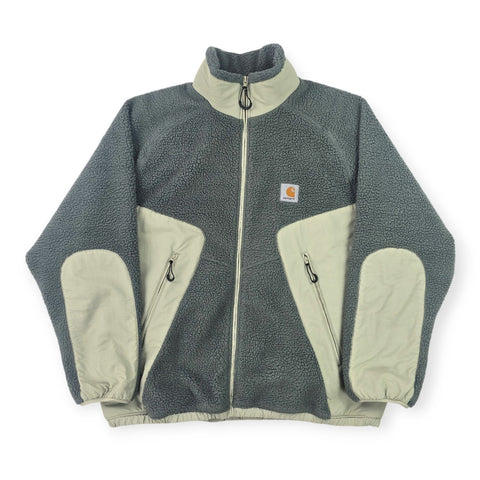 Carhartt WIP Rare Hillock Fleece Jacket Grey Men's Large