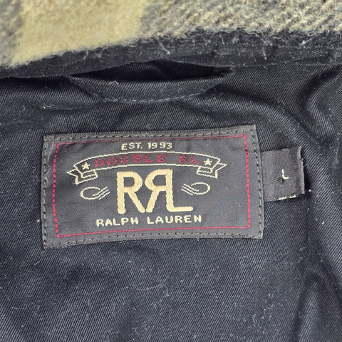 RRL Ralph Lauren Mackinaw Cruiser Plaid Jacket Men's Large