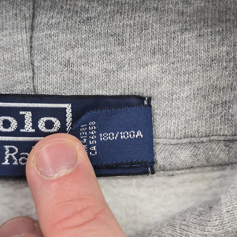 Polo Ralph Lauren LA Dodgers Baseball Hoodie Grey Men's Large