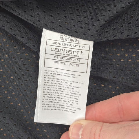 Carhartt WIP Detroit Mesh Lined Jacket Brown Men's Small